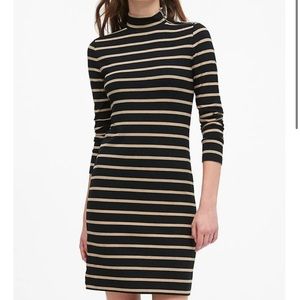 Banana Republic turtleneck Rib Knitted Dress